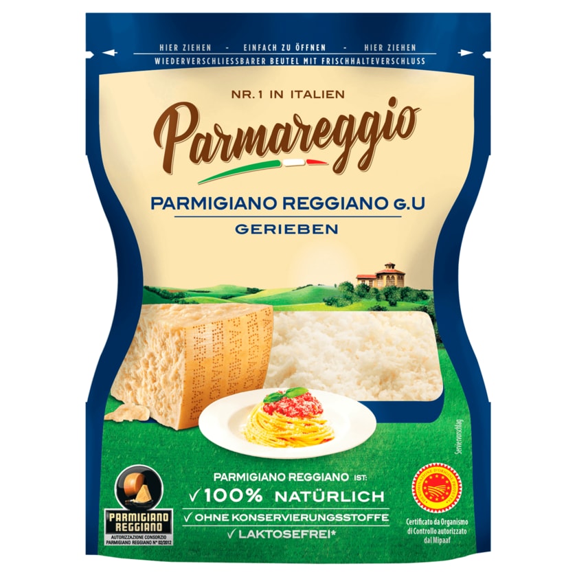 Parmareggio Parmigiano Reggiano gerieben 60g